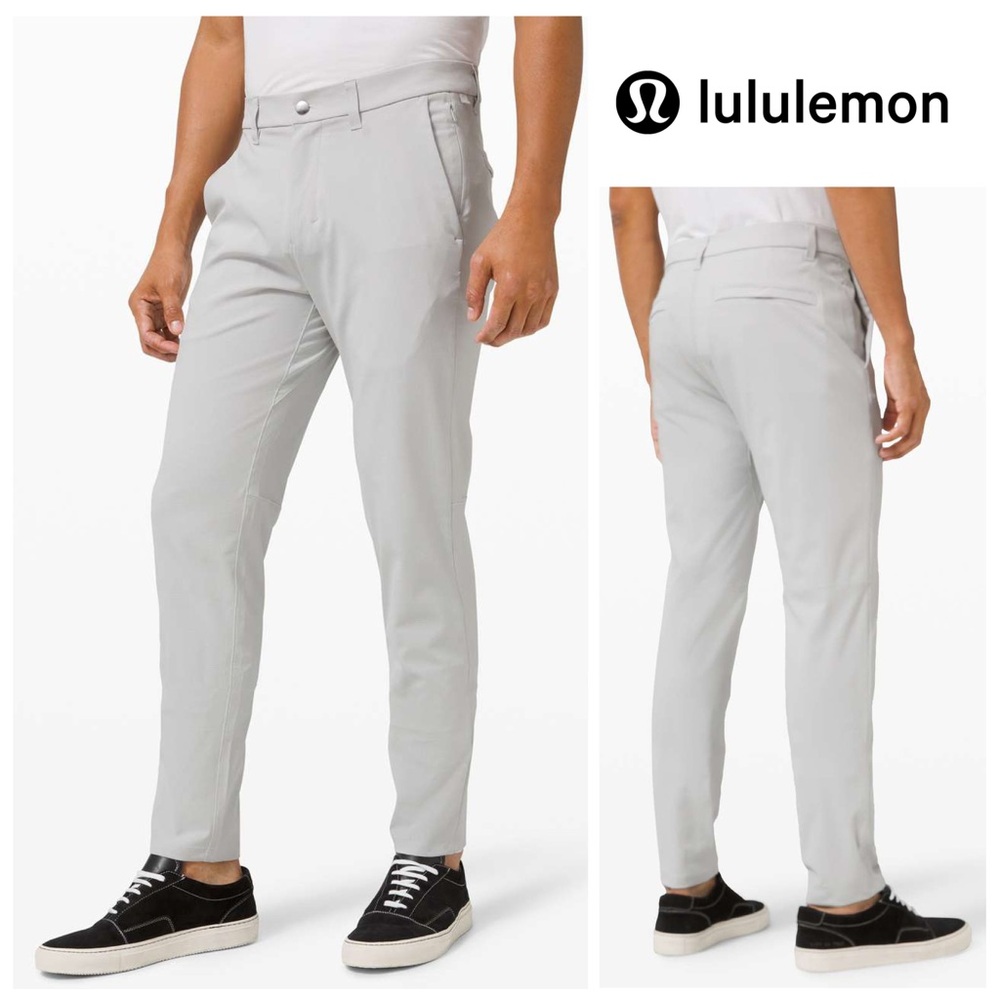 Lululemon Commission Pant Slim *Light" in Vapor (Light Grey)